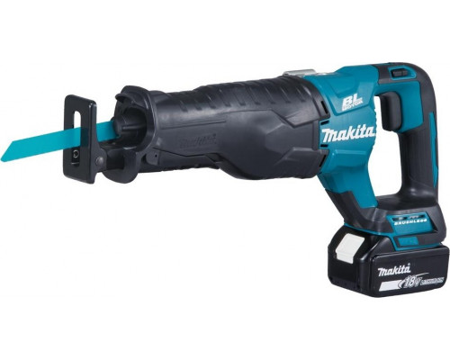 Makita DJR187RT Пила саб ак б\щ,18В,2х5АчLi-ion,0-2300\0-3000об\м,ход-32мм,рез-255мм,3.4кг,чем,подсв