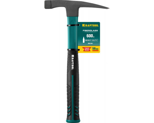 Fiberglass 600 г молоток каменщика с фиберглассовой рукояткой, KRAFTOOL