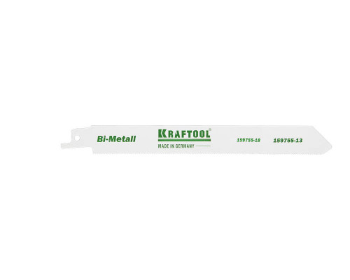 Полотно KRAFTOOL ″INDUSTRIE QUALITAT″, S922EF, для эл/ножовки, Bi-Metall, по металлу, шаг 1,4мм, 130мм