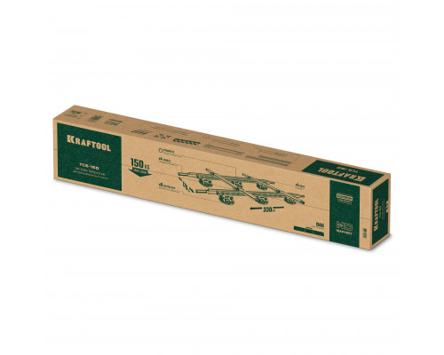 KRAFTOOL TCS-150 330х170 см, макс 150 кг, система переноски крупноформатной плитки (33255)