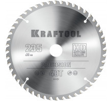 KRAFTOOL Precision, 235 х 30 мм, 48Т, пильный диск по дереву (36952-235-30)