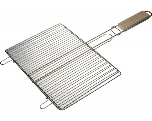 Решетка-гриль GRINDA ″BARBECUE″, плоская, нержавеющая сталь, 300х225мм