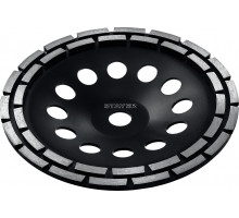 STAYER Double, d 180 мм, двухрядная алмазная шлифовальная чашка (33381-180)