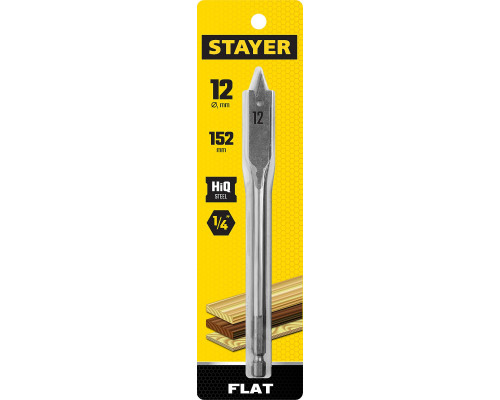 STAYER FLAT 10 x 152мм, сверло по дереву перовое