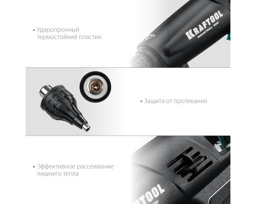 KRAFTOOL Industrial 300 пистолет термоклеевой электрический, d 11-12 мм 45 г/мин