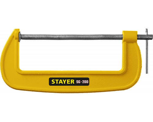 SG-200 струбцина тип G 200 мм, STAYER