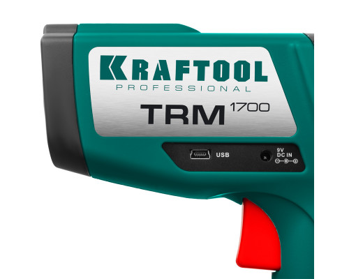 Пирометр инфракрасный, -30°С +1650°С, TRM-1700, KRAFTOOL