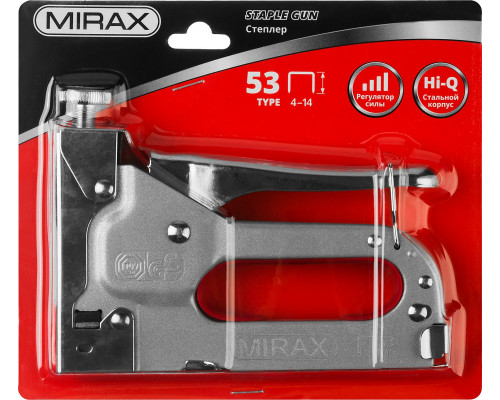 Стальной степлер тип 53(4-14мм), MIRAX X-53