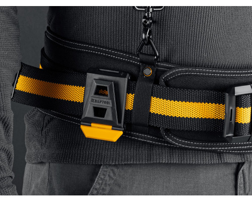 KRAFTOOL KP-27 с быстросъёмным креплением FastClip, 27 карманов и петли, 350 х 260 мм, поясная сумка (38773)