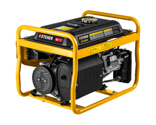 GS-3500 бензиновый генератор, 2800 Вт, STEHER