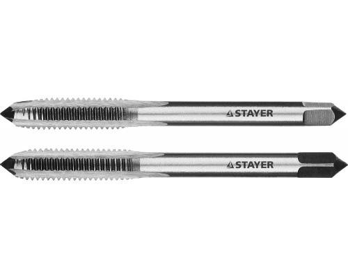 STAYER M6х1, комплект метчиков, 2 шт