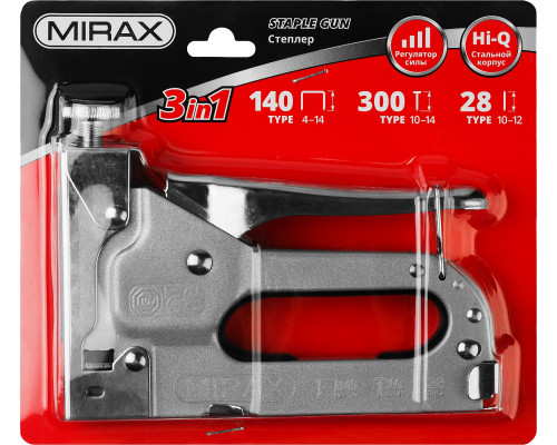 Стальной степлер тип140 (4-14мм)/28/300, MIRAX Х-140