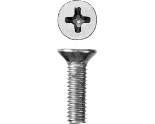 Винт DIN 965, M3 x 10 мм, 5 кг, кл. пр. 4.8, оцинкованный, ЗУБР