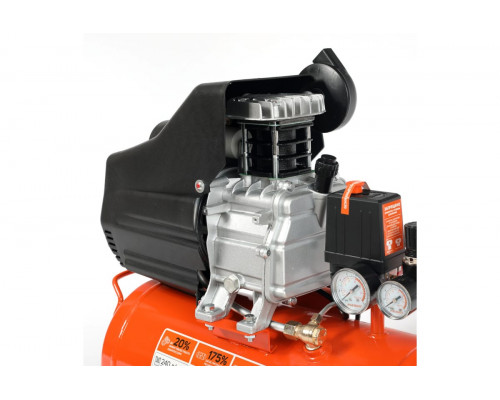 Компрессор PATRIOT EURO 24/240, 1.5 кВт, выход быстросъём, выход елочка 8 мм.