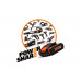 Угловая шлифмашина аккумуляторная WORX WX800, 20В, 115 мм, 2*2,0Ач, кейс