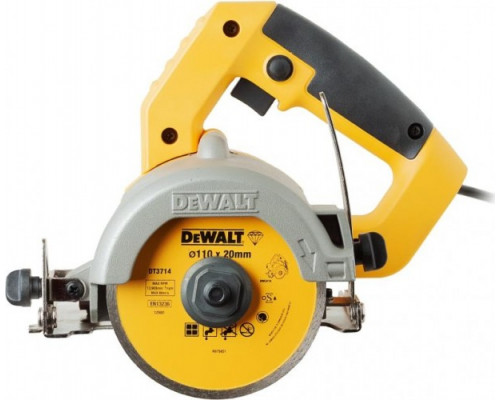 Плиткорез ручной, 1300 Вт, диск 110х20 мм, глубина реза 34 мм, 3.0 кг DeWalt