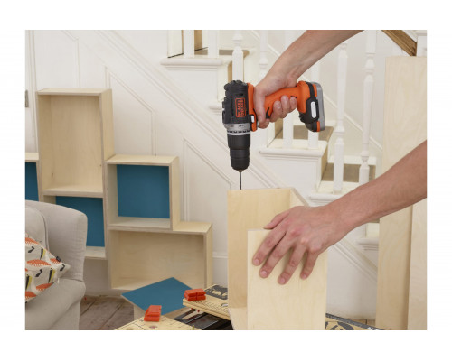 Аккумуляторная ударная дрель с системой GoPAK BDCHD12S1-XJ BLACK&DECKER