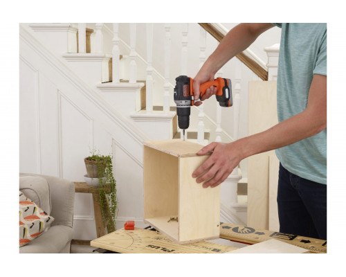 Аккумуляторная ударная дрель с системой GoPAK BDCHD12S1-XJ BLACK&DECKER