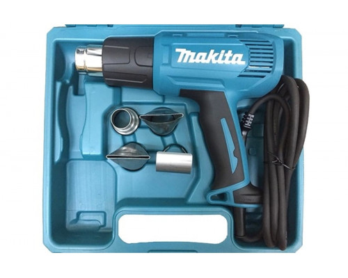 Makita HG5030K Пистолет г\возд, 1600Вт, 300-500л\м,350\500грС,чем,0.6кг,4 насадки
