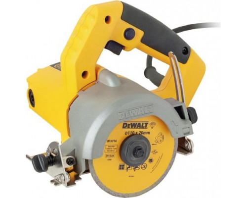 Плиткорез ручной, 1300 Вт, диск 110х20 мм, глубина реза 34 мм, 3.0 кг DeWalt
