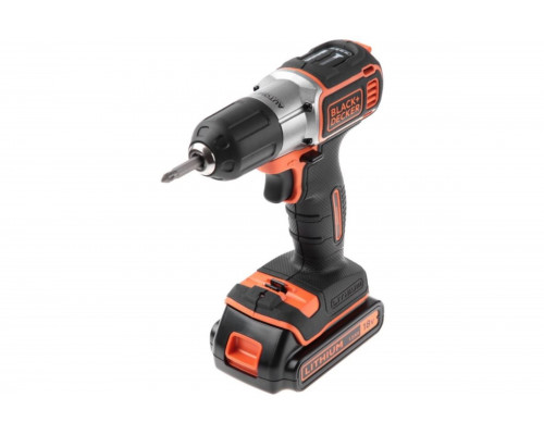 Аккумуляторная дрель-шуруповерт BLACK&DECKER ASD18K-QW