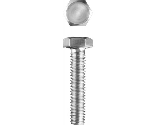 Болт ГОСТ 7798-70, M20 x 80 мм, 5 кг, кл. пр. 5.8, оцинкованный, ЗУБР
