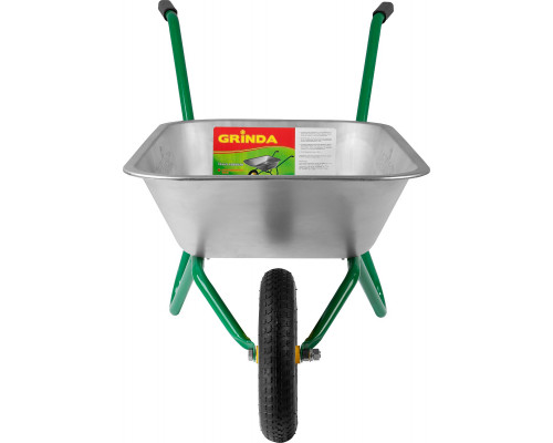 Садовая одноколесная тачка GRINDA GB-1 80 л 100 кг