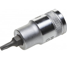 Торцовая бита-головка KRAFTOOL ″INDUSTRIE QUALITAT″, материал S2, TORX, сатинированная, 1/2″, Т20