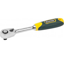 Трещотка для торцовых головок KRAFTOOL ″PRO″, Сr-V сталь, 60 зубцов, 1/4″
