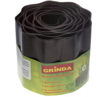 Лента бордюрная Grinda, цвет коричневый, 15смх9м