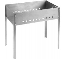 Мангал GRINDA ″BARBECUE″, нержавеющая сталь, толщина 1,5мм, 500х300х500мм