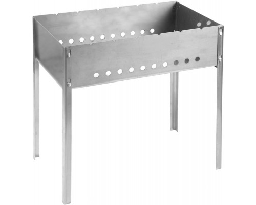 Мангал GRINDA ″BARBECUE″, нержавеющая сталь, толщина 1,5мм, 500х300х500мм
