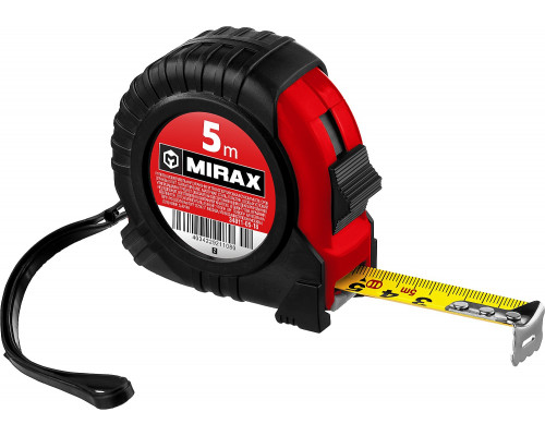 MIRAX Rubber 5м / 18мм рулетка в обрезиненном пластиковом корпусе