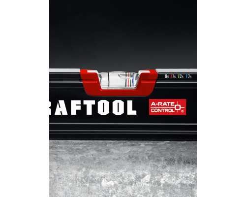 KRAFTOOL A-RATE CONTROL, 400 мм, точность 0.3 мм/м, с инновационным зеркальным глазком, сверхпрочный уровень (34986-40)
