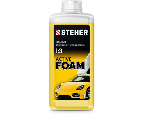 STEHER ACTIVE FOAM, 1 л, шампунь для минимоек универсальный (76050-1)