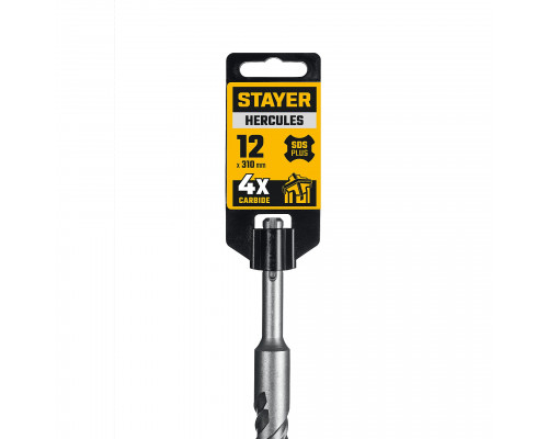 STAYER HERCULES-4Х 12x310 мм, SDS-plus бур (29290-310-12)