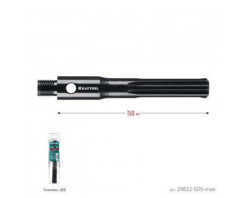KRAFTOOL SDS-max - М16, адаптер для алмазных коронок (29822-SDS-max)