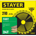 STAYER FAST 210 x 32/30мм 24Т, диск пильный по дереву, быстрый рез