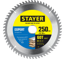 STAYER EXPERT 250 x 32/30мм 60Т, диск пильный по дереву, точный рез