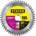 STAYER LAMINATE 190 x 30/20мм 56T, диск пильный по ламинату, аккуратный рез