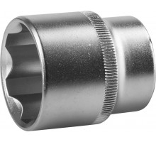 Торцовая головка ЗУБР ″Мастер″ (1/2″), Cr-V, SUPER LOCK, хроматированное покрытие, 32 мм