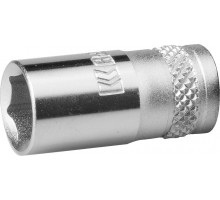 Торцовая головка KRAFTOOL ″INDUSTRIE QUALITAT″, Cr-V, FLANK, хромосатинированная, 1/4″, 8 мм