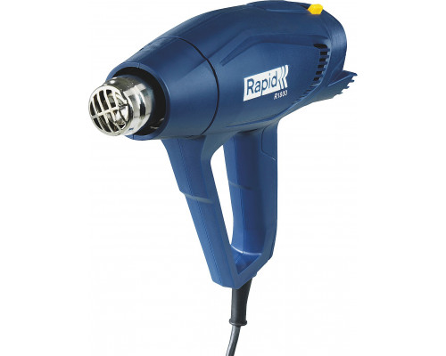 RAPID R1800 фен строительный 1800 Вт. Регулировка температуры: 300-550 ° C. Расход воздуха: 250-450 л/мин. 2 режима воздушного потока