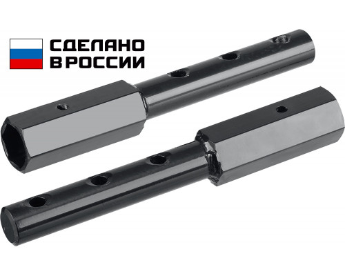 Удлинитель ЗУБР УД-3, HEX 32 - круг 30мм, 2 шт