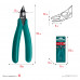 KRAFTOOL Kraft Mini, 125 мм, прецизионные бокорезы (220017-4-12)