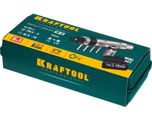 ID-6 отвертка ударно-поворотная 6 предм., KRAFTOOL