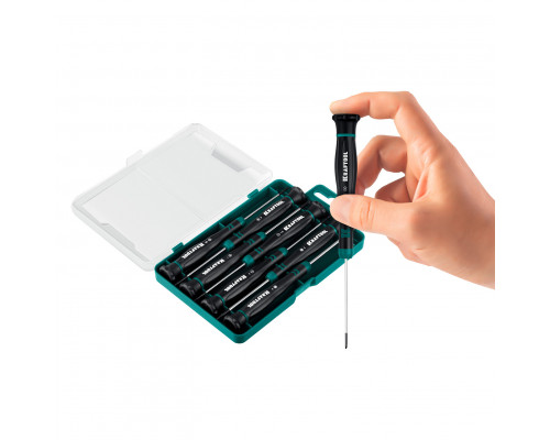 KRAFTOOL Precision 7, 7 предм., Набор отверток (25686)
