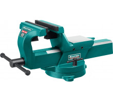 Кованые стальные тиски KRAFTOOL FORGE-180/230 с регулировкой компенсации люфта