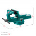 Кованые стальные тиски KRAFTOOL FORGE-180/230 с регулировкой компенсации люфта