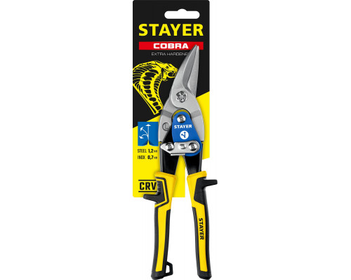 STAYER COBRA Левые ножницы по металлу, 250 мм